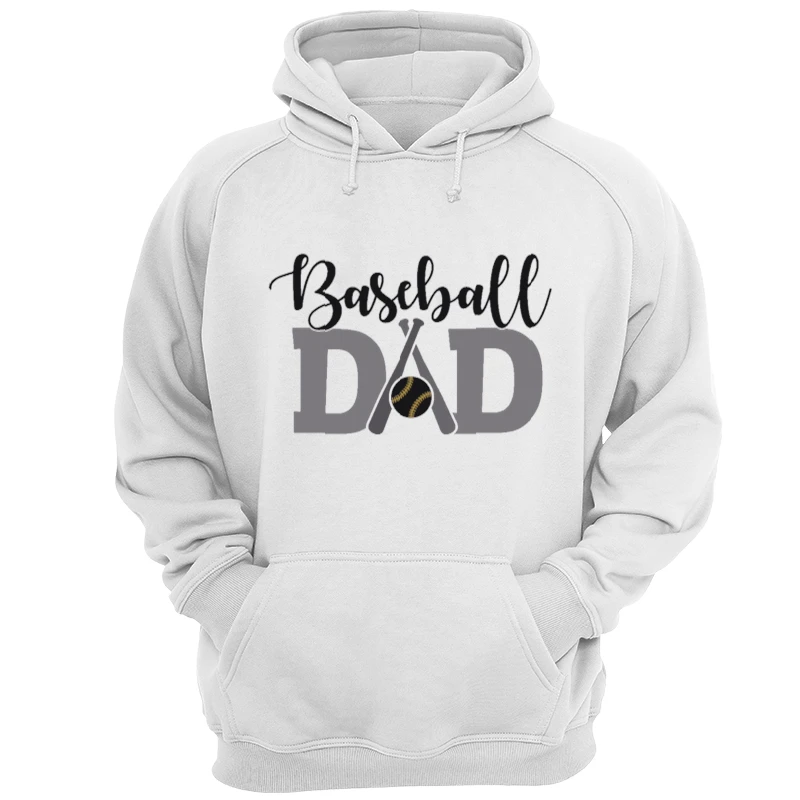 US BaseBall, Baseball Dad Design, Baseball Fan Dad, Dad Baseball Outfit, Fathers Day Gift For Baseball Dad, Gift For Baseball Dad, Sports Dad- - Unisex Heavy Blend Hooded Sweatshirt