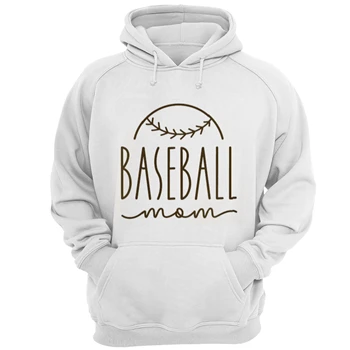 Baseball Mom Design Tee, Baseball Graphic T-shirt, Silhouette Shirt,  Baseball Mom Cool Unisex Heavy Blend Hooded Sweatshirt