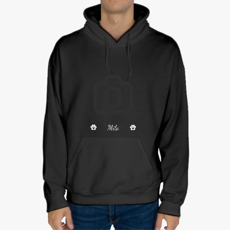 Take your pet to a,Customized Dog and Cat Design, Your Dogs and Cats Personalized -Black - Unisex Heavy Blend Hooded Sweatshirt