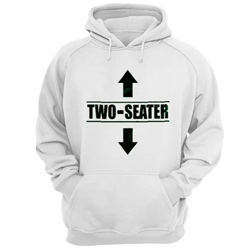 Two Sweater  Funny Graphic Humor Gift For Him Unisex Heavy Blend Hooded Sweatshirt