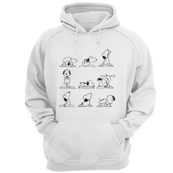 Yoga Tee, Funny Yoga Dog T-shirt, Cute Dog Shirt, Meditation Tee, Namaste T-shirt, Funny Namaste Shirt, Dog Lovers Tee,  Dog Gift Unisex Heavy Blend Hooded Sweatshirt