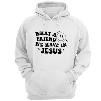 What a friend we have in Jesus Tee, Worship song T-shirt, Motivational Shirt, Inspirational Tee,  Christian Faith Unisex Heavy Blend Hooded Sweatshirt