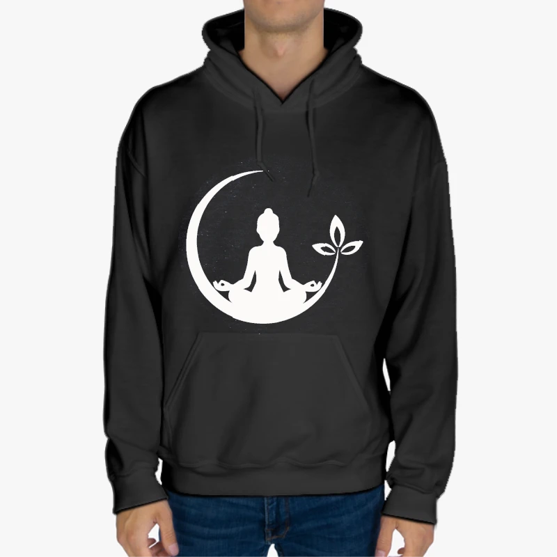 Yoga, Namaste, Gift for Yogi, Yoga Lover, Meditation, Yoga, Yoga, Women Yoga-Black - Unisex Heavy Blend Hooded Sweatshirt