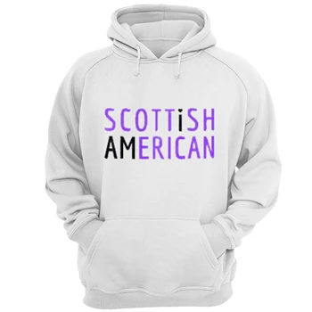 I Am Scottish American Tee, scotland and america T-shirt,  scotland pride Unisex Heavy Blend Hooded Sweatshirt