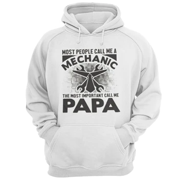 My dad is a Mechanic Tee, PaPa Is My Favorite T-shirt, Mechanic Design Unisex Heavy Blend Hooded Sweatshirt