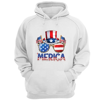 Patriotic Independence Day Tee, 4th of July Gift T-shirt, Independence  Gift Shirt, 4th of July Tee, All American Mama Mini Design T-shirt, Freedom Design Unisex Heavy Blend Hooded Sweatshirt