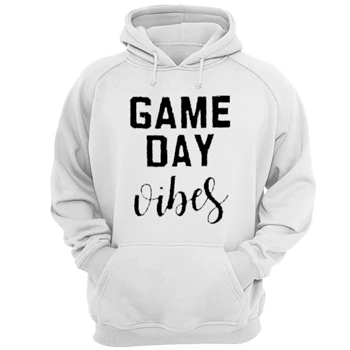 Game Day Vibes Tee, Football Mom T-shirt, Baseball Mom Shirt, Cute Sunday Football Tee, Sports Design T-shirt,  Sundays are for football Unisex Heavy Blend Hooded Sweatshirt