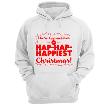 We are gonna have the happiest christmas Tee, christmask clipart T-shirt, happy christmas design Unisex Heavy Blend Hooded Sweatshirt