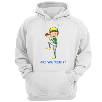 Are you ready Tee, Baseball champion clipart T-shirt,  Baseball funny champion Unisex Heavy Blend Hooded Sweatshirt