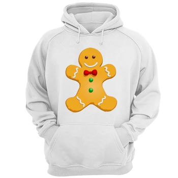 Gingerbread Man Graphic Tee,  Gingerbread man father day design Unisex Heavy Blend Hooded Sweatshirt