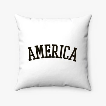 4th of July America Pollow, Freedom Pillows, Fourth Of July Pollow, Patriotic Pillows, Independence Day Pollow,  Patriotic Spun Polyester Square Pillow