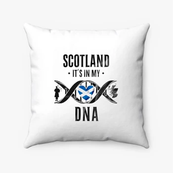 Scotland  Scottish heritage Tee  Scotland Tee  Birthday Gift Spun Polyester Square Pillow