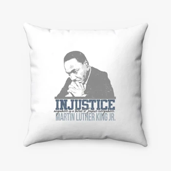 Martin Luther king Jr Spun Polyester Square Pillow