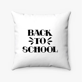 Back To School Pollow, School Begin Pillows, Back To School Pollow, Teacher Mode On Pillows, First Day Of School Pollow, Gift For Teacher Pillows,  Hello School Spun Polyester Square Pillow