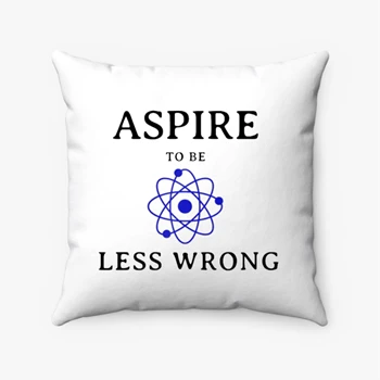 Science Pollow, Logic Pillows, And Intelligent Design Pollow,  Science Funny clipart Spun Polyester Square Pillow