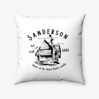 Sanderson Witch Pollow, Sanderson Sweatshirt Pillows, Halloween SweatshirtSanderson Witch Hoodie Pollow, Halloween Gifts Spun Polyester Square Pillow
