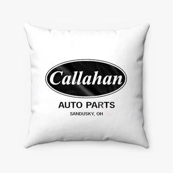 Funny Callahan Auto Pollow,  Cool Humor Graphic Saying Sarcasm Spun Polyester Square Pillow