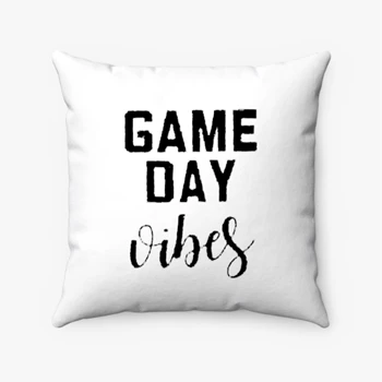 Game Day Vibes Pollow, Football Mom Pillows, Baseball Mom Pollow, Cute Sunday Football Pillows, Sports Design Pollow,  Sundays are for football Spun Polyester Square Pillow