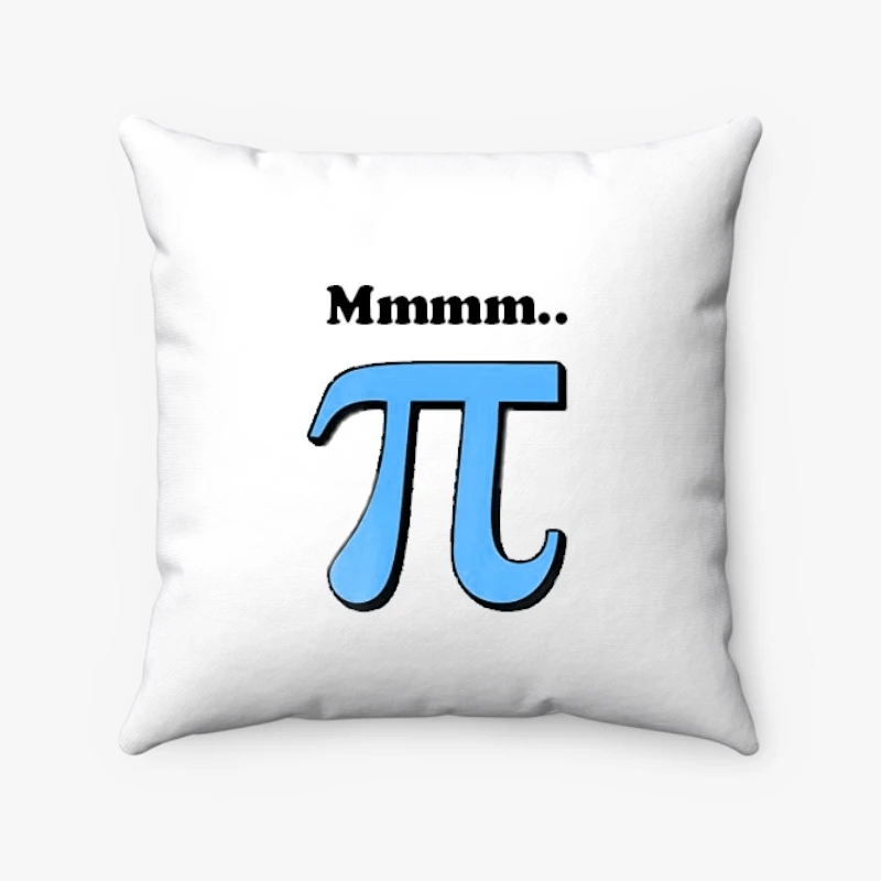 Funny PI Number ,PI number clipart, Funny math design- - Spun Polyester Square Pillow