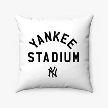 NY Yankees Stadium Design Pollow,  New York Yankee Graphic Spun Polyester Square Pillow