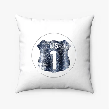 US one Graphic, Us Proud Design, Us Number One Graphic Pillows
