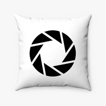 Aperture science Portal Pollow,  Motif Printed Fun Design Spun Polyester Square Pillow