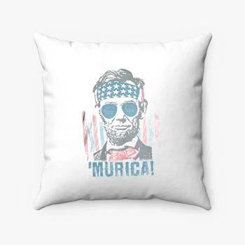 Murica,Murika meme, America political art Pillows