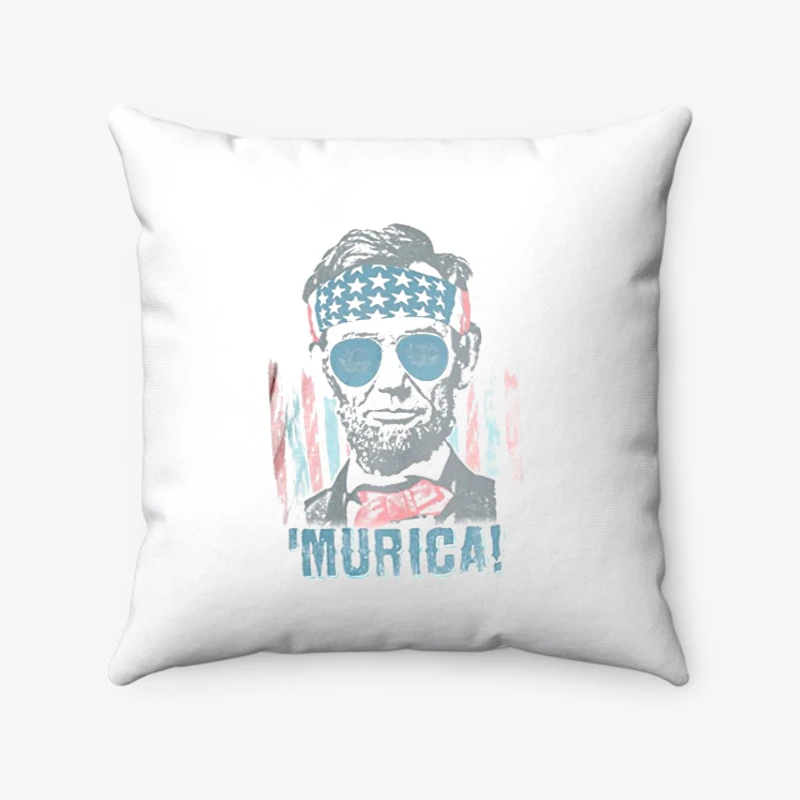 Murica,Murika meme, America political art- - Spun Polyester Square Pillow
