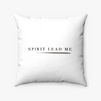 Spirit Lead Me Pollow, Christian Pillows, Vintage Pollow,  Comfort Colors Spun Polyester Square Pillow