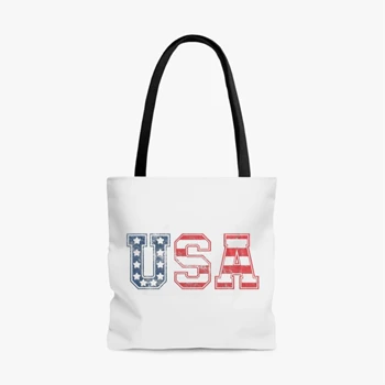 USA Vintage Design, 4th of July Indepence Day Graphic, Patriotic America Clipart Bags