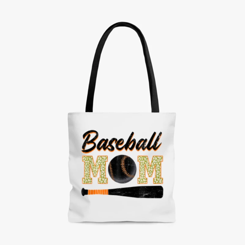 Baseball Mom Clipart, mother day Graphic, Baseball Mom Design- - AOP Tote Bag