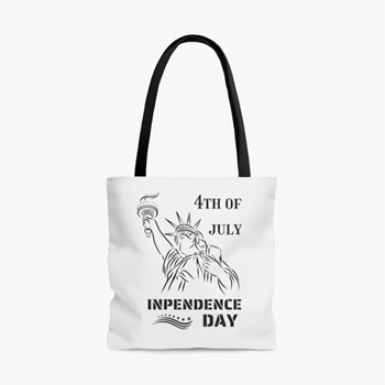 4th of July Bag, Lady Liberty Tole Bag, Independence Day Handbag, Womens USA Bag, Mens fourth of July Tole Bag, American Flag Handbag,  Team USA AOP Tote Bag