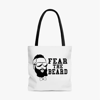 Fear The Beard Basketball AOP Tote Bag
