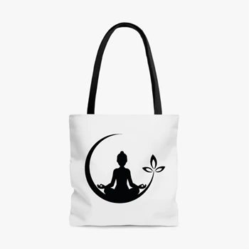 Yoga Bag, Namaste Tole Bag, Gift for Yogi Handbag, Yoga Lover Bag, Meditation Tole Bag, Yoga Handbag, Yoga Bag,  Women Yoga AOP Tote Bag