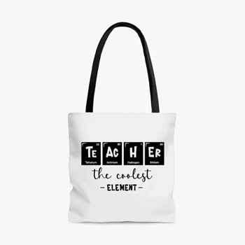 Funny teacher clipart Bag, teacher life cut file for cricut Tole Bag, school design Handbag, back to school graphic Bag,  chemistry teacher gift AOP Tote Bag