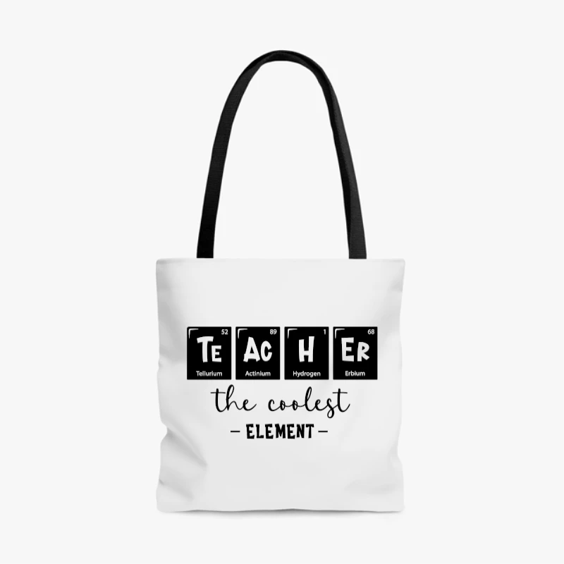 Funny teacher clipart, teacher life cut file for cricut, school design, back to school graphic, chemistry teacher gift- - AOP Tote Bag