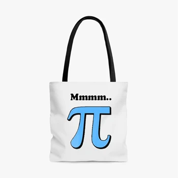 Funny PI Number Bag, PI number clipart Tole Bag,  Funny math design AOP Tote Bag
