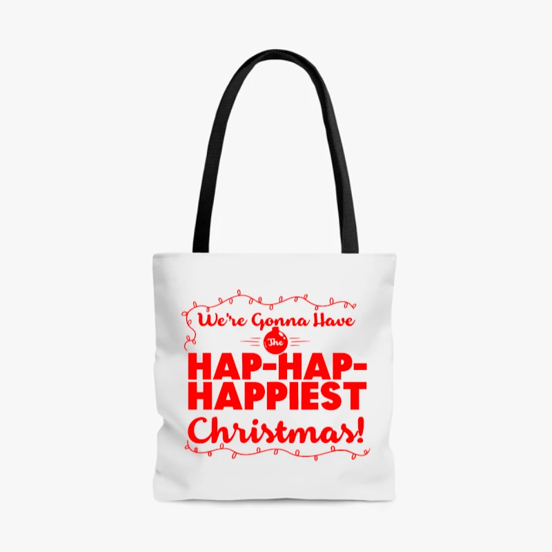 We are gonna have the happiest christmas, christmask clipart,happy christmas design- - AOP Tote Bag