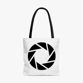 Aperture science Portal Bag,  Motif Printed Fun Design AOP Tote Bag