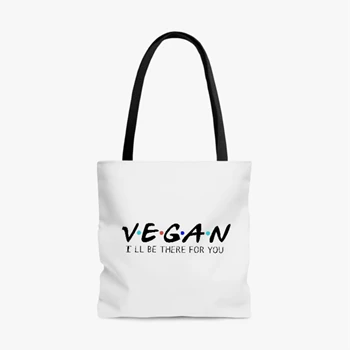 Vegan Bag, Vegetarian Tole Bag, funny vegan Handbag, vegan gift Bag, vegan Tole Bag, vegetarian gif Handbag,  cute gift for vegan friends AOP Tote Bag