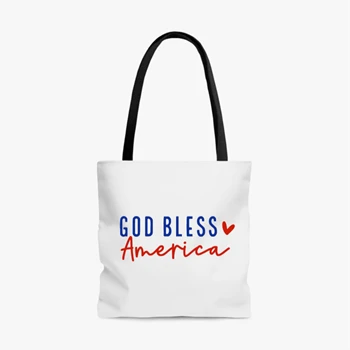America Shirt Bag, 4th Of July Shirt Tole Bag, Independence Day Shirt Handbag, God Bless America T shirt Bag,  Christian Shirts AOP Tote Bag
