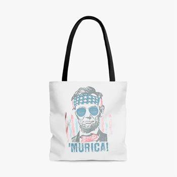 Murica Bag, Murika meme Tole Bag,  America political art AOP Tote Bag