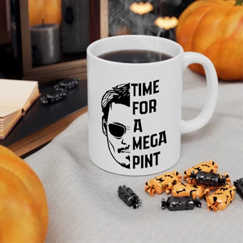 Time For a Mega Pint  / Johnny Depp / Justice for Johnny Depp / Sarcastic  / Wine Lover Ceramic Coffee Cup, 11oz
