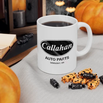 Funny Callahan Auto Coffee Cup,  Cool Humor Graphic Saying Sarcasm Ceramic Coffee Cup, 11oz