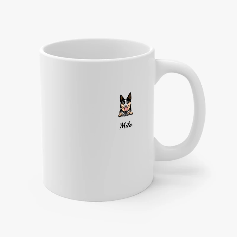 Custom Pet Shirt Pet Photo and  Name Custom Dog, Personalized Dog, Custom Dog - - Ceramic Coffee Cup, 11oz